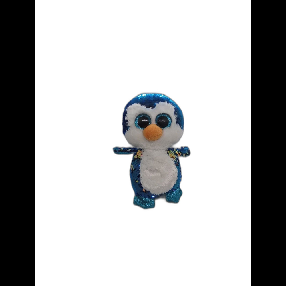 Ty Beanie Boos Flippables 6" PAYTON Penguin Plush Sequins Stuffed Animal Toy